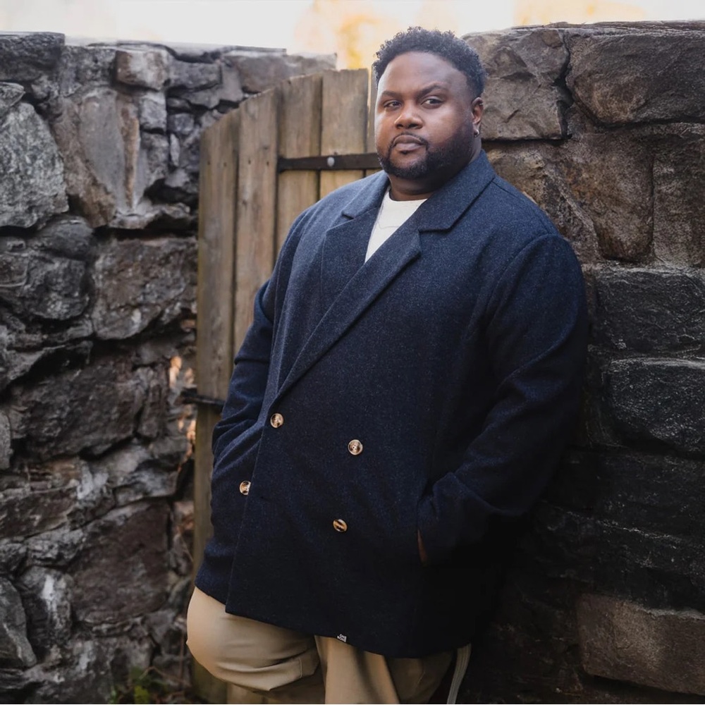 One Bone Navy Peacoat